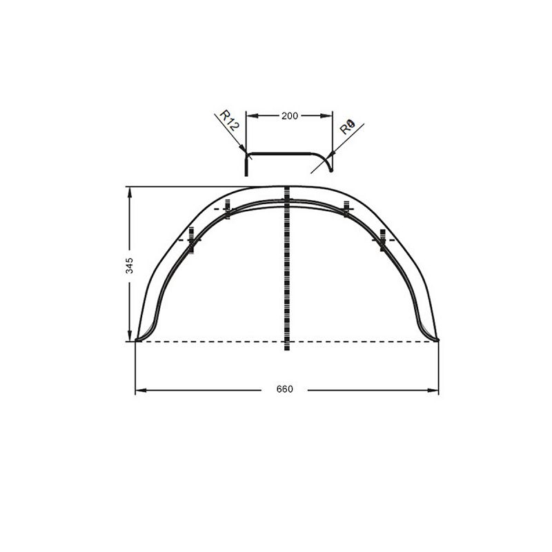 BLATOBRAN LIMENI 13" 660/345/200 mm KNOTT