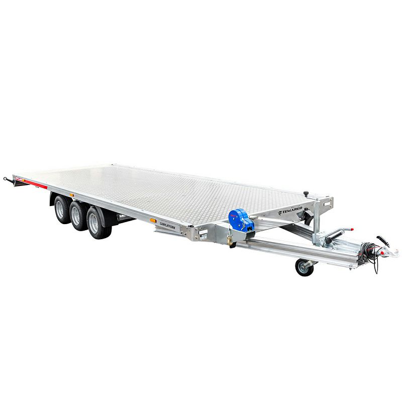 CAR PLATFORM FULL ALU 6021 S/3 3500 kg 3 osovine/alu konstrukcija/alu rampe