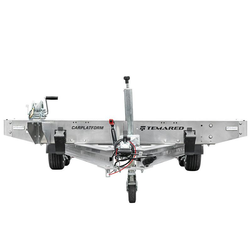 CAR PLATFORM FULL ALU 5121, 3000 kg 2 osovine/alu konstrukcija/alu rampe