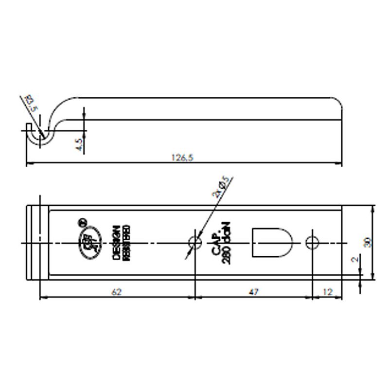 KOPČA STRANICE Z-01 STP 280 kg