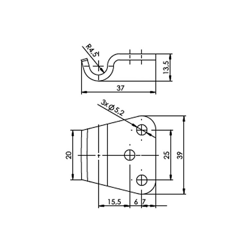 KOPČA STRANICE Z-11 STP 400 kg